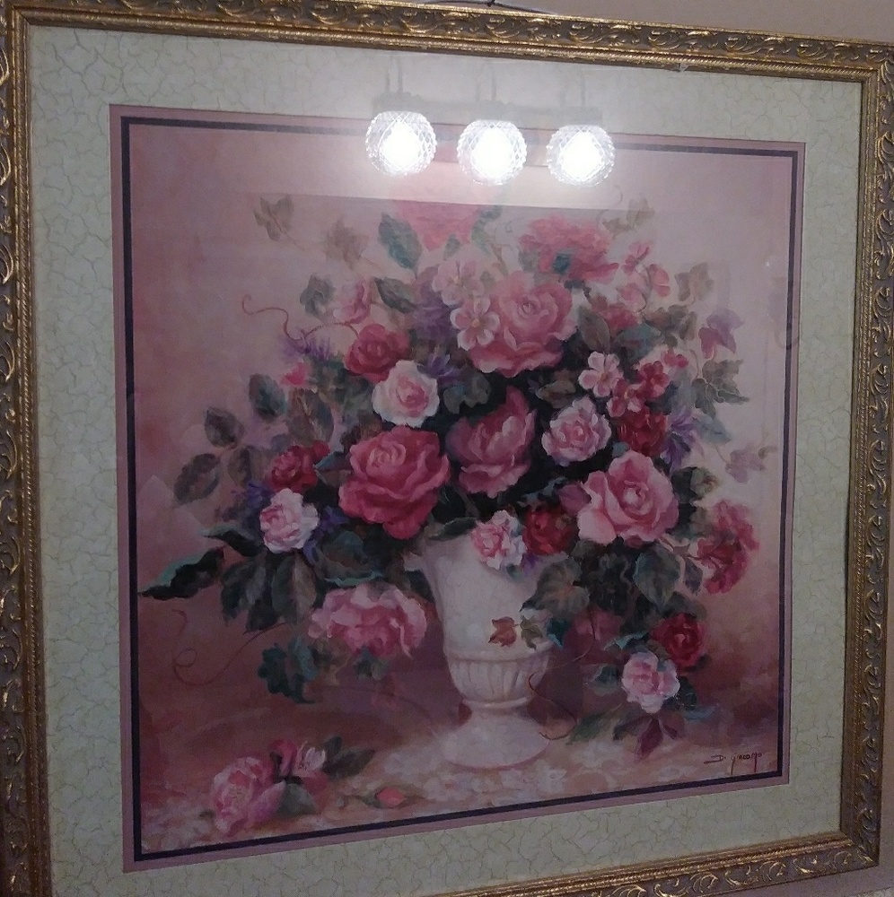 3 pc Home Interior Rose Picture Set